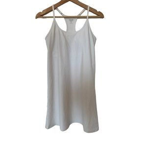 Old Navy Active White Tank Dress Power Soft Go-Dry Women's Size Small Workout Dr